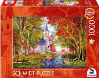 Schmidt 59788, Schmidt Spiele Kapelle im Herbstzauber (1000 Teile)