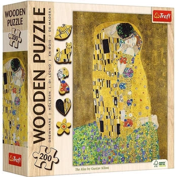 Trefl Wooden Puzzle Der Kuss Gustav Klimt (200 Teile)