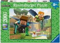 Ravensburger Puzzle "Minecraft, Tierische Abenteuer" 200 XXL Teile; Made in Germany