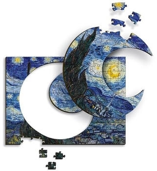 Trefl Wooden Puzzle Die Sternennacht Vincent Van Gogh (200 Teile)