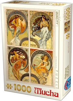 D-Toys Mucha - Kunst (1000 Teile)