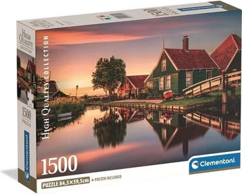 Clementoni Puzzle Historisches Dorf Zaanse Schans 1500 Teile