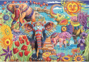 Clementoni Puzzle Karneval der Elefanten 500 Teile