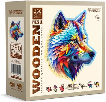 Wooden City Elegant Wolf Wood (250 pieces)
