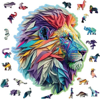 Wooden City Modern Lion Wood (250 pieces)