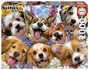 Educa Borrás Puppies Selfie (1000 pieces)