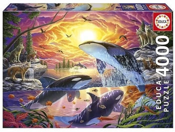 Educa Borrás Orcas and Wolves (4000 pieces)