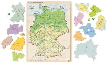 Goki Schichtenpuzzle Deutschland (57417)