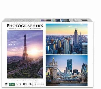 Ambassador Wahrzeichen Puzzle 3x1000 Teile (4897049309586)