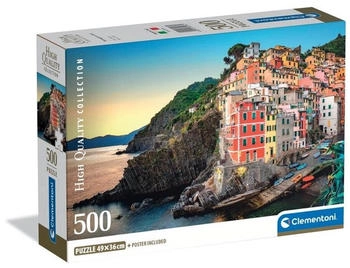 Clementoni Puzzle High Quality Collection Compact Riomaggiore Coast
