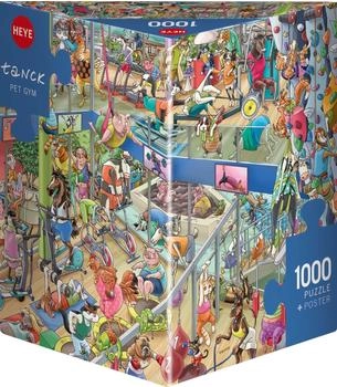 Heye Puzzle 1000 Elemente. Tiere in der Turnhalle