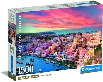 Clementoni Puzzle High Quality Collection Compact Die malerische Insel Procida