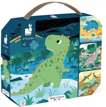 Janod Evolving Multicolored Dinosaurs