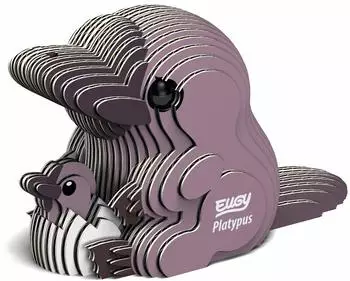 Eugy 3D Purple Platypus