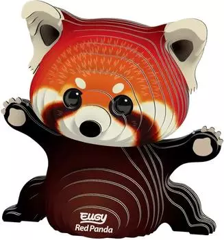 Eugy 3D Brown Red Panda