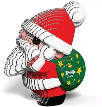 Eugy 3D Red Santa Claus