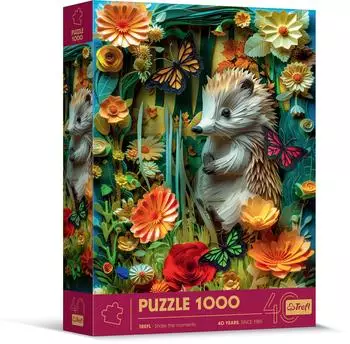 Trefl Hedgehog Paper Art 3D (1,000 pieces)