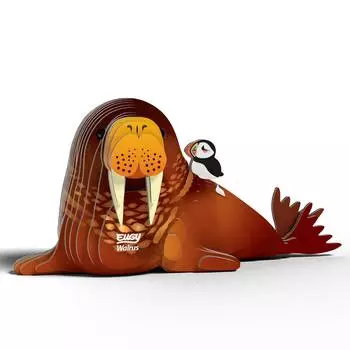 Eugy 3D Brown Walrus