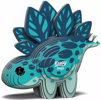 Eugy 3D Blue Stegosaurus