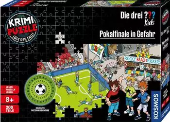 Kosmos Krimi-Puzzle: Die drei ??? Kids - Pokalfinale in Gefahr