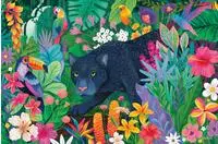 Ravensburger Puzzle "Panther im bl&uuml;henden Dschungel" Made in Germany