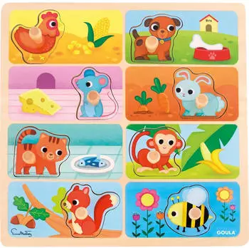 Jumbo Holzpuzzle Lieblingsessen
