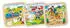 Goki Holzpuzzle Bauernhof, Feuerwehr, Pferd, 9 Teile (57382)