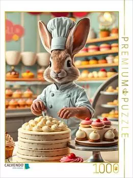 Calvendo Puzzle &bdquo;Backe, backe Hase" 1000 Teile, 64x48cm (4066851904191)