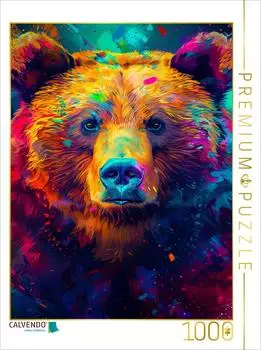 Calvendo Puzzle B&auml;r 1000 Teile, 64x48cm (4066851762777)
