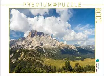 Calvendo Foto-Puzzle Dolomitenberggipfel 1000 Teile, 64x48cm