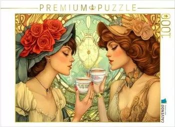 Calvendo Puzzle "Die Epoche des Jugendstils" 1000 Teile 64x48cm