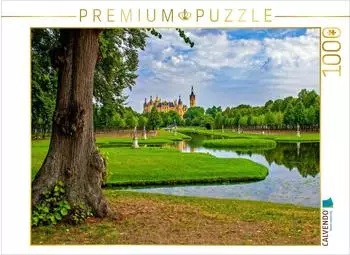 Calvendo Foto-Puzzle &bdquo;Schlossgarten mit barockem Kreuzkanal" 1000 Teile 64x48cm (4066851410487)