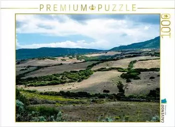 Calvendo Foto-Puzzle "Herbstliche Felder auf Sardinien" 1000 Teile 64x48cm (4056502789291)