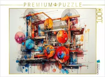 Calvendo Puzzle &bdquo;Kunst und Maschine" 1000 Teile, 64x48cm (4066851208671)