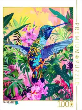 Calvendo Puzzle &bdquo;Jungle Animals Pop Art" 1000 Teile, 64x48cm (4066851155043)