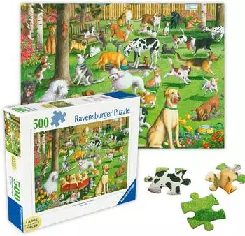 Ravensburger Im Hundepark Puzzle in Gro&szlig;format f&uuml;r Erwachsene (14870)