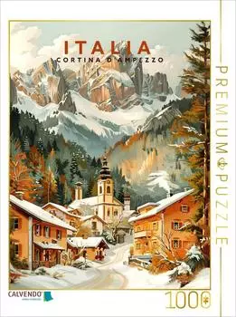 Calvendo Puzzle Cortina d'Ampezzo 1000 Teile 64x48cm