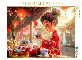 Calvendo Puzzle &bdquo;Teeritual &ndash; die Kunst des Einschenkens" 2000 Teile, 90x67cm (4066851971407)