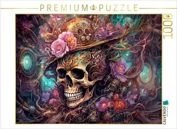 Calvendo Puzzle "Frieda mit Hut" 1000 Teile, 64x48cm (4066851141664)