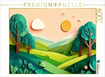 Calvendo Puzzle &bdquo;Juni: W&auml;rme und Licht" 2000 Teile, 90x67cm