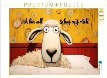 Calvendo Puzzle &bdquo;Scharfes Schaf" 2000 Teile, 90x67cm