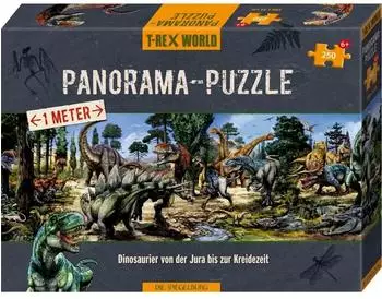 Die Spiegelburg T-Rex World Panorama-Puzzle, 250 Teile (17548)