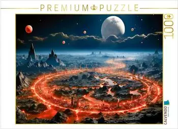 Calvendo Puzzle &bdquo;Eine futuristische Lebenswelt" 1000 Teile, 64x48cm