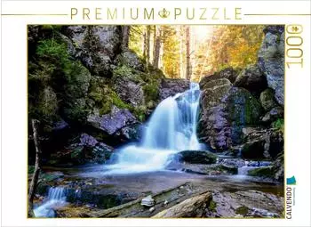 Calvendo Wasserfall Fotopuzzle, 1000 Teile, 64x48cm (7348832)