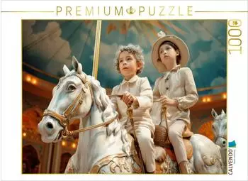 Calvendo Foto-Puzzle Karussell 1000 Teile, 64x48cm