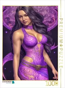 Calvendo Puzzle &bdquo;Rhonda tr&auml;gt ein Modell mit aparten Ausschnitten" 1000 Teile, 64x48cm