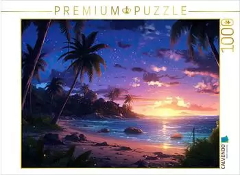 Calvendo Foto-Puzzle "Inspirierende Str&auml;nde" 1000 Teile, 64x48cm (4066851738543)