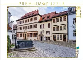 Calvendo Puzzle "Brunnen an der Stiftsgasse" 1000 Teile 64x48cm (4066851667089)