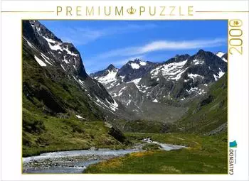 Calvendo Foto-Puzzle Berglandschaft Franz-Senn-H&uuml;tte Stubaital, 2000 Teile, 90x67cm