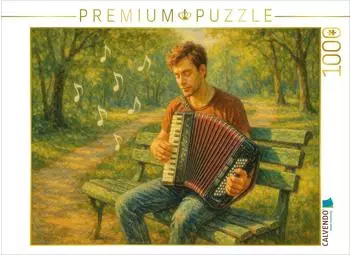 Calvendo Puzzle &bdquo;Melancholie, gefaltet in Luft und Zeit" 1000 Teile 64x48cm